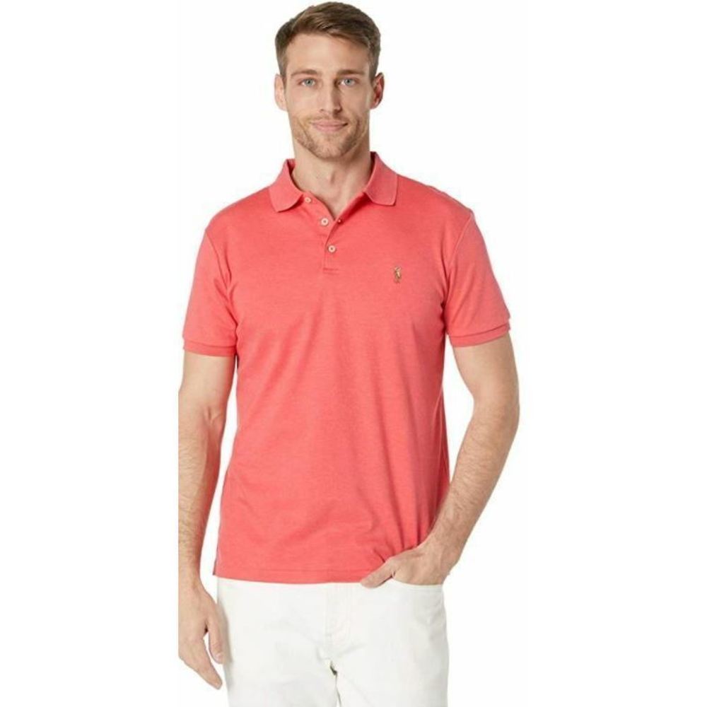 Polo Ralph Lauren Classic Fit Soft Cotton Collar Shirt M Medium Heather Red